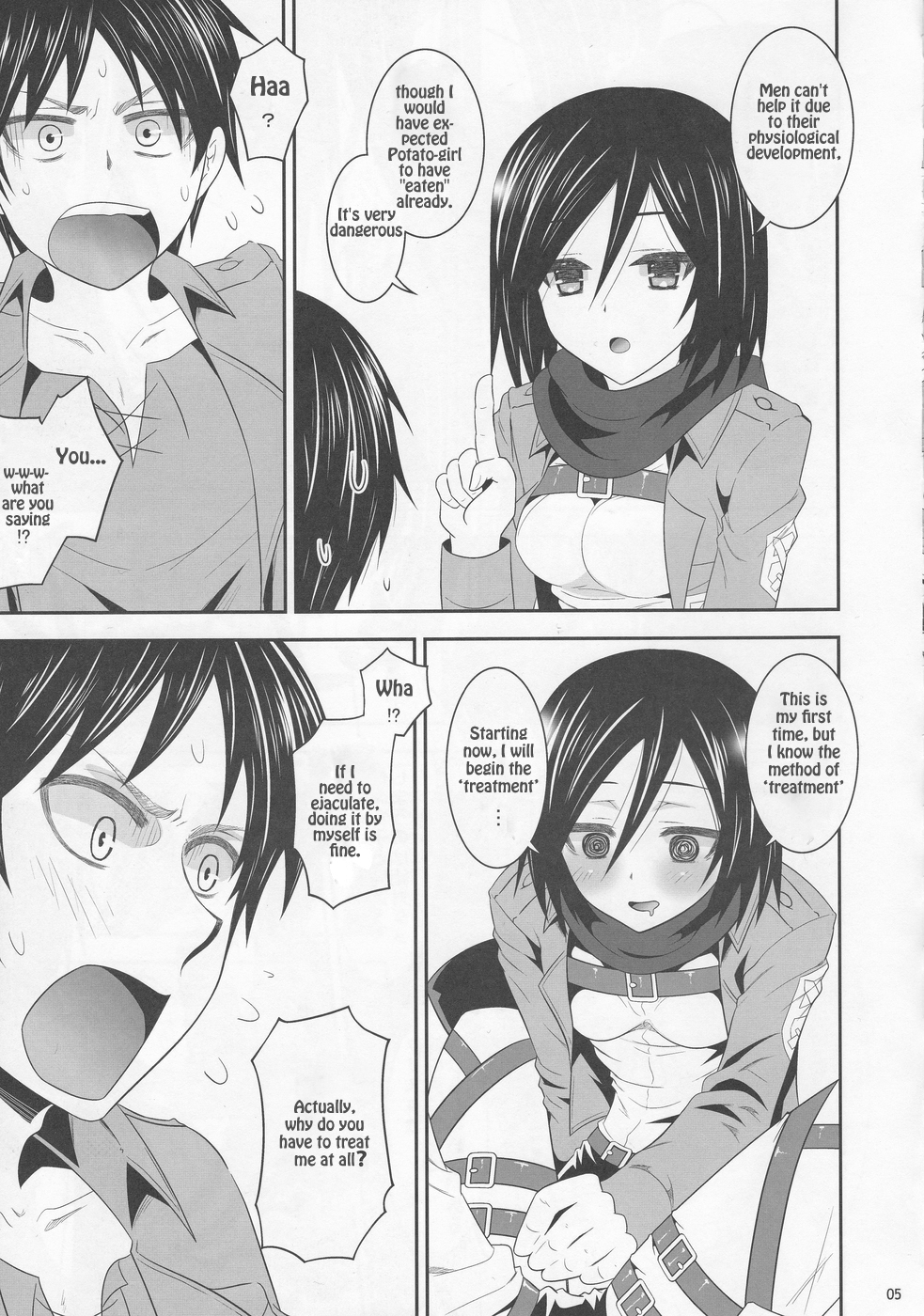 Hentai Manga Comic-Shingeki no Mikasa-Read-5